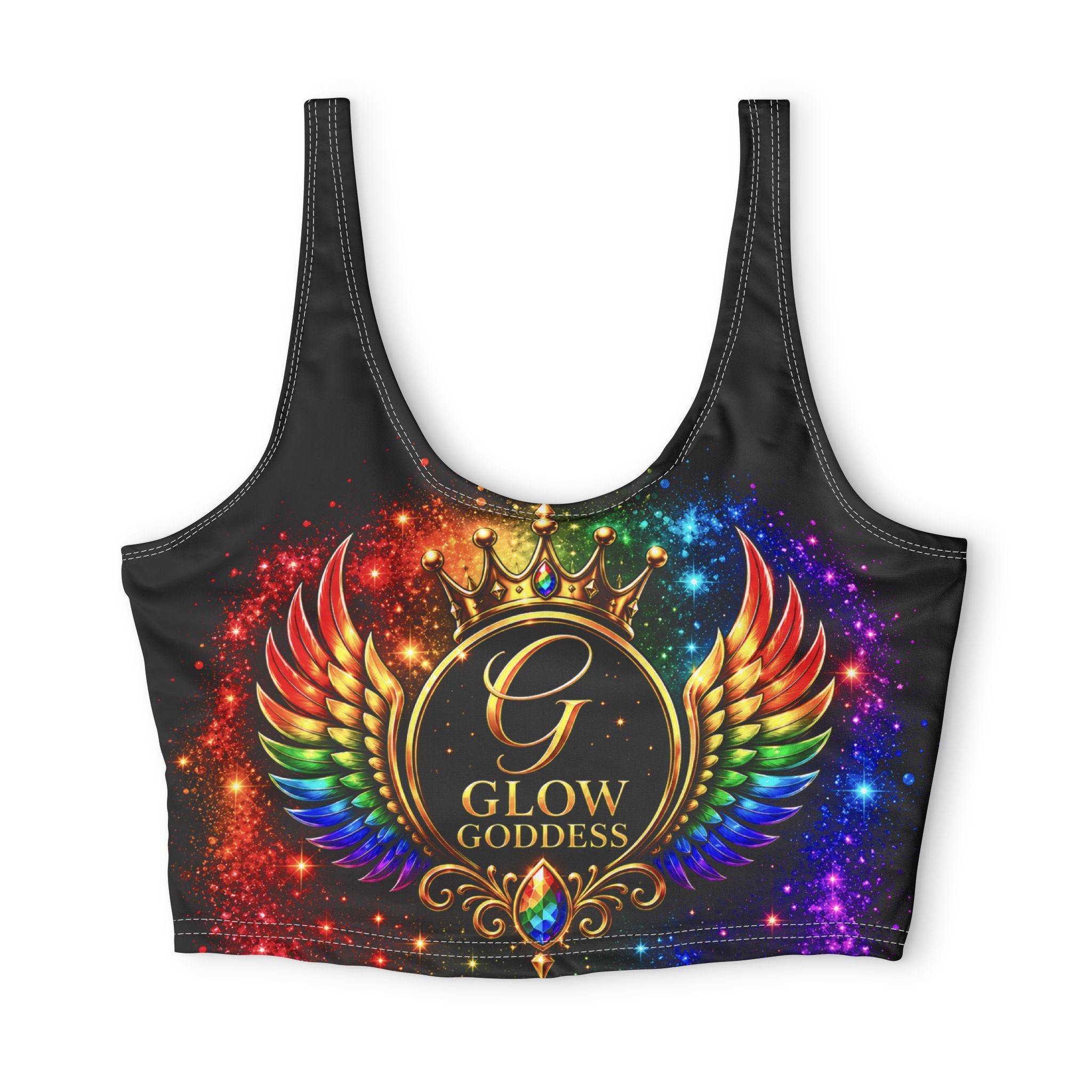 Polyester Sports Bra (AOP)