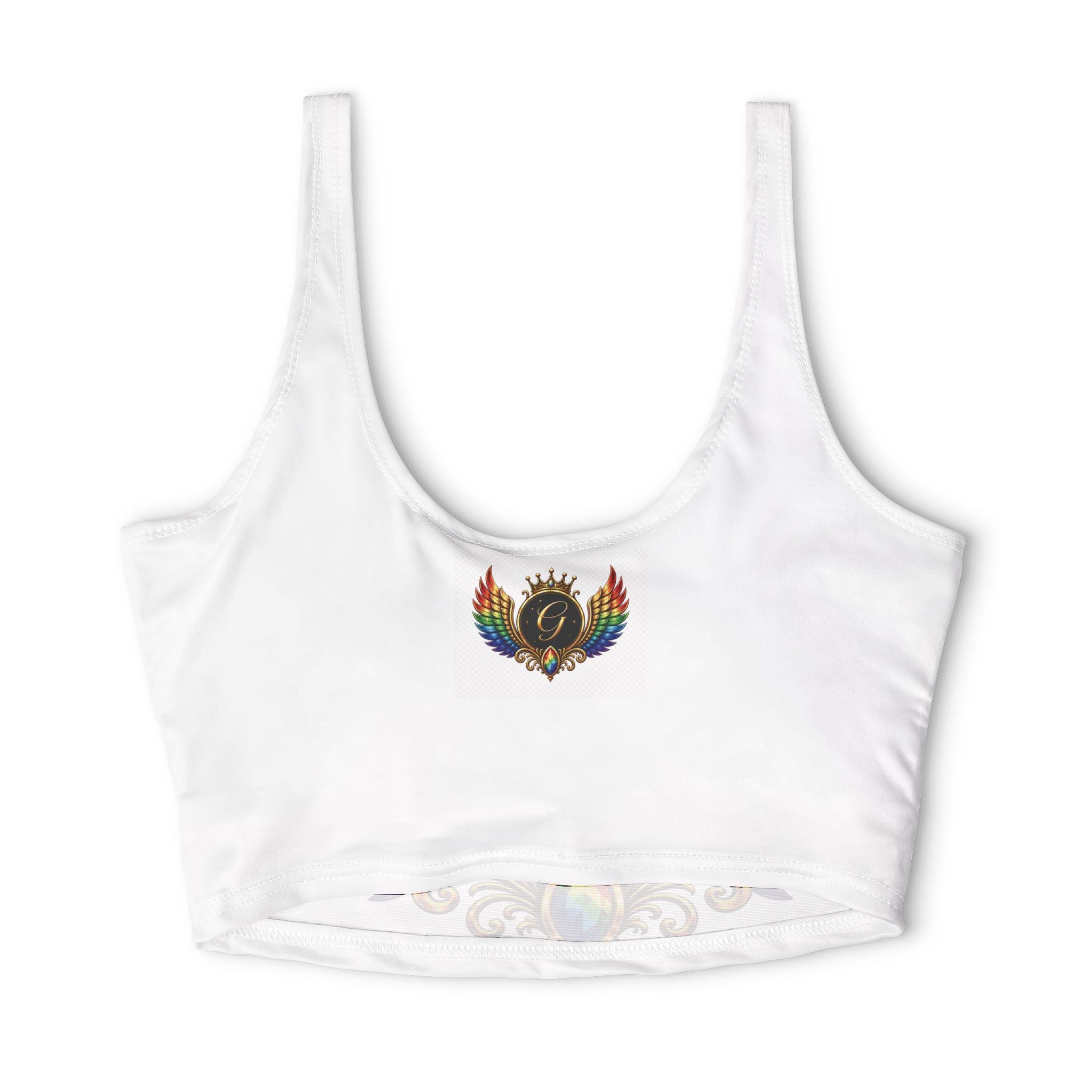 Polyester Sports Bra (AOP)