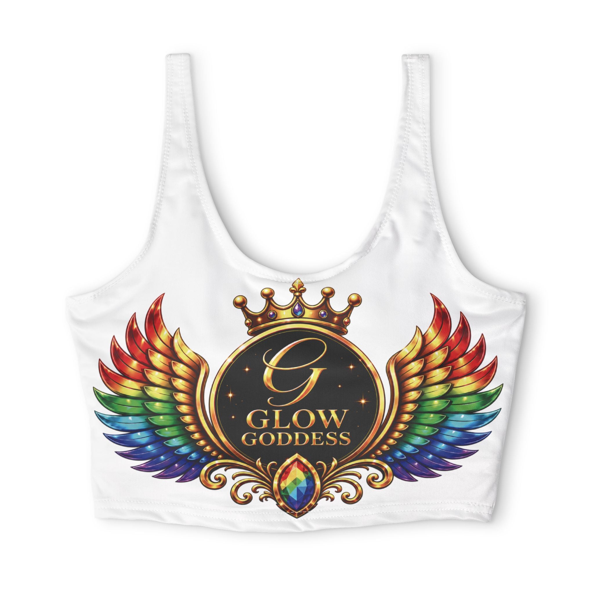 Polyester Sports Bra (AOP)