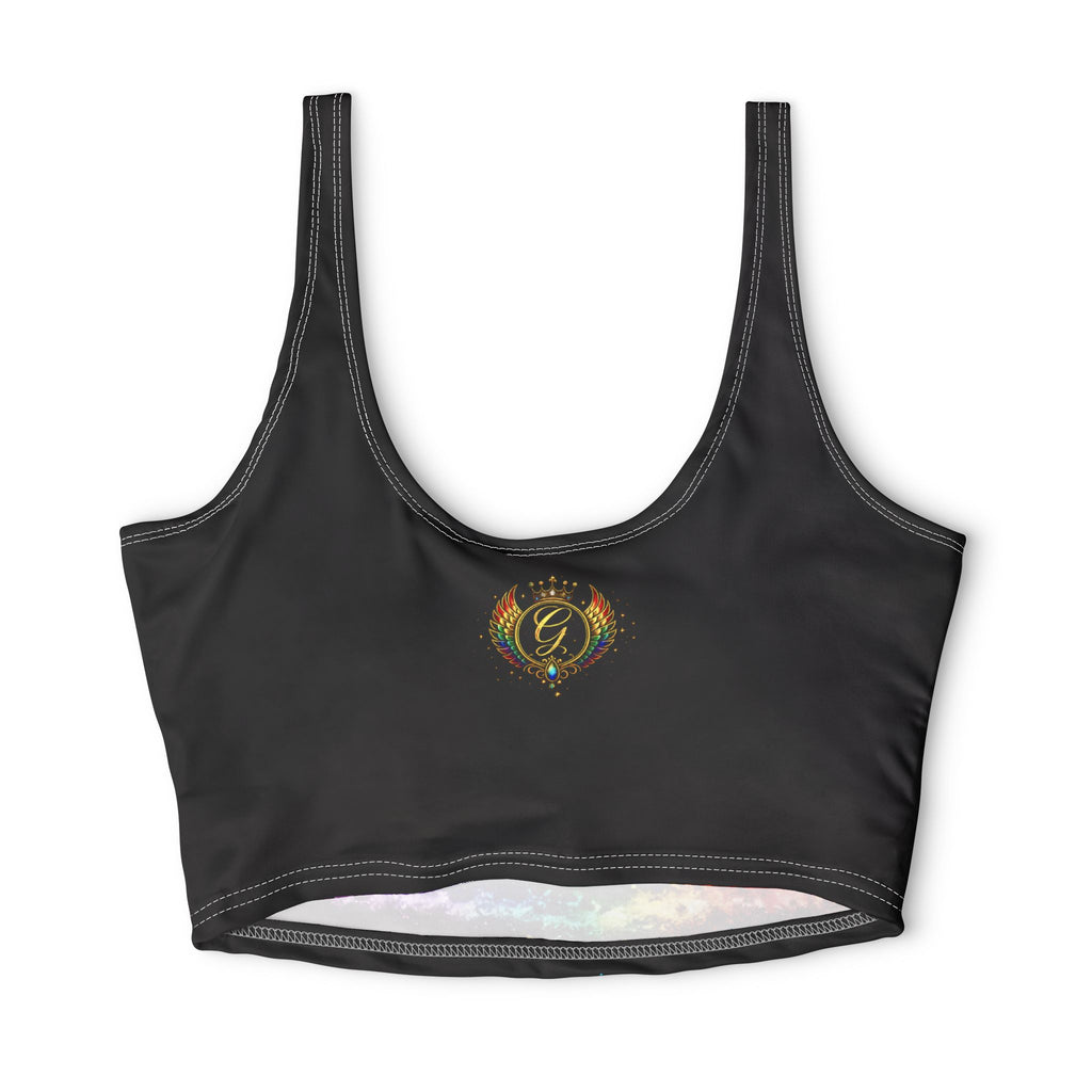Polyester Sports Bra (AOP)